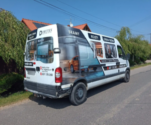 oklejanie samochodu, folia wylewana, oklejanie reklamowe Andrychów