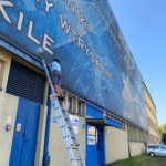 baner reklamowy, montaż baneru, reklama outdoor Andrychów, reklama wielkoformatowa