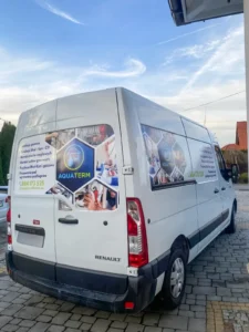 oklejanie samochodu, folia wylewana, oklejanie reklamowe Andrychów