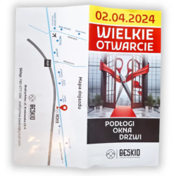 ulotka Andrychów, projekt ulotki Andrychów, projekt graficzny, ulotka Andrychów