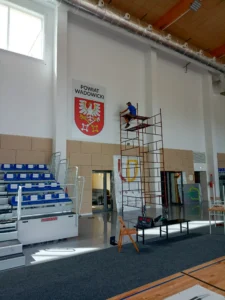 montaż reklamy, realizacja reklamy Andrychów, szyld reklamowy, szyld 3D Andrychów