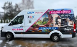 oklejanie samochodu, folia wylewana, oklejanie reklamowe Andrychów