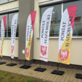 reklama outdoor, flaga reklamowa Andrychów