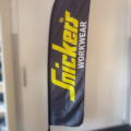 reklama outdoor, flaga reklamowa Andrychów